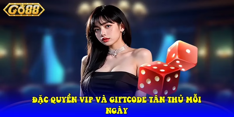 Đặc quyền VIP và Giftcode tân thủ mỗi ngày